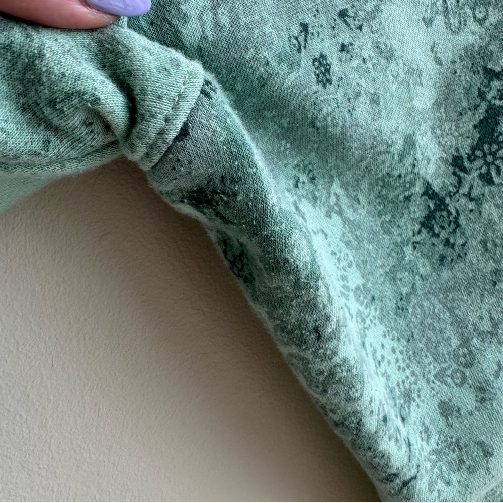 Nike Men’s Green Tie-Dye Joggers Fleece Sweatpants - Picture 10 of 11